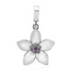 Charm in argento con Zaffiro Rosa (Annette)