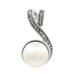 Ciondolo in argento con Perla Mabe (TPC)
