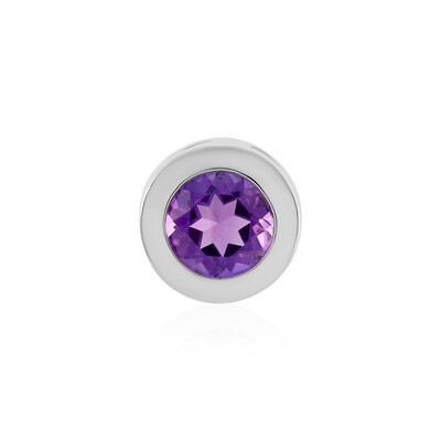 Ciondolo in argento con Ametista Uruguay (MONOSONO COLLECTION)