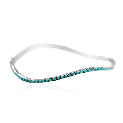 Bracciale in argento con Turchese Campitos (Anne Bever)