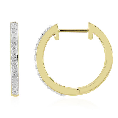 Orecchini in oro con Diamante I4 (J)