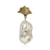 Ciondolo in argento con Perla di Acqua Dolce (TPC)
