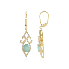 Orecchini in argento con Grandidierite
