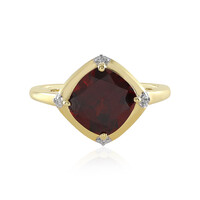 Anello in argento con Granato Mozambico