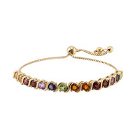 Bracciale in argento con Granato