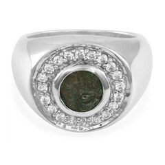Anello in argento con Moneta Antica