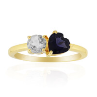 Anello in argento con Iolite