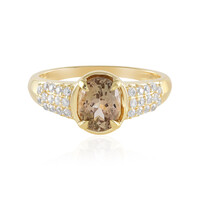 Anello in argento con Tanzanite Gialla (non riscaldata)