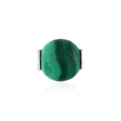 Ciondolo in argento con Malachite (MONOSONO COLLECTION)