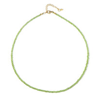Collana in argento con Peridoto