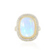 Anello in argento con Opale di Welo (Adela Silber)