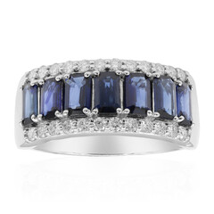 Anello in oro con Zaffiro Ceylon Blu (CIRARI)