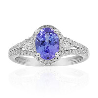 Anello in oro con Tanzanite AAA