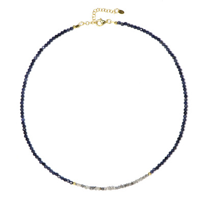 Collana in argento con Zaffiro Blu