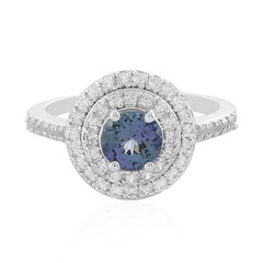 Anello in argento con Tanzanite