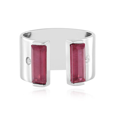 Anello in argento con Rubino del Madagascar (de Melo)