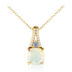 Collana in argento con Opale di Welo