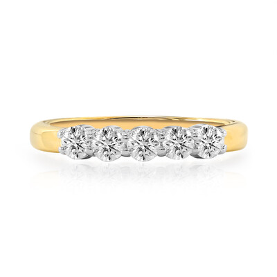 Anello in oro con Diamante IF (D) (Annette)