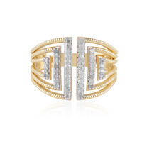 Anello in argento con Diamante I2 (J)
