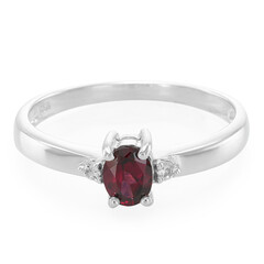Anello in argento con Rodolite Brasiliana