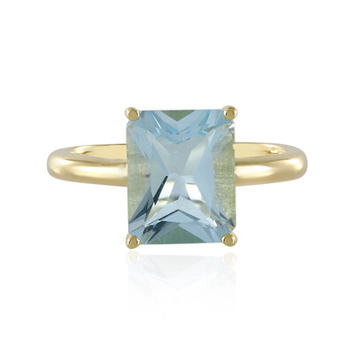 Anello in argento con Topazio Blu Cielo
