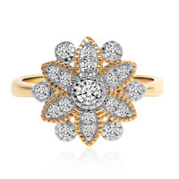 Anello in oro con Diamante IF (D)