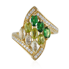 Anello in argento con Tsavorite