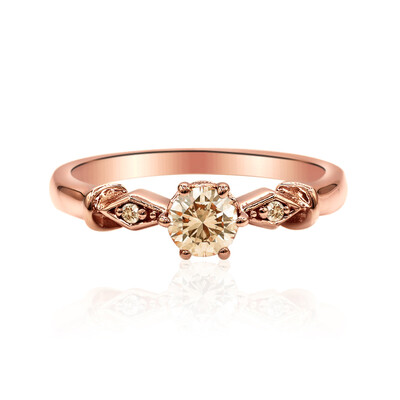 Anello in oro con Diamante Rose de France SI1 di Argyle (Annette)