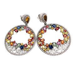 Orecchini in argento con Citrino (Dallas Prince Designs)