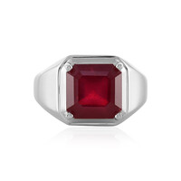 Anello in argento con Rubino del Madagascar