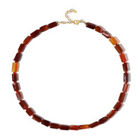 Collana in argento con Corniola