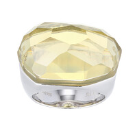 Anello in argento con Citrino Limone