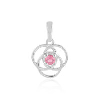 Ciondolo in argento con Tormalina Rosa Nigeriana