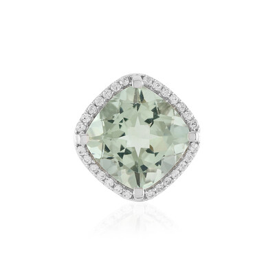Ciondolo in argento con Ametista Verde