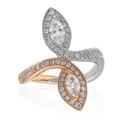 Anello in oro con Diamante Rosa I1 (CIRARI)