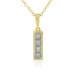 Collana in argento con Diamante I4 (J)