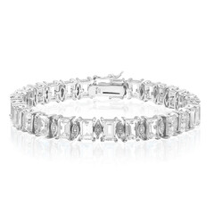 Bracciale in argento con Topazio Bianco