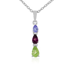 Collana in argento con Peridoto