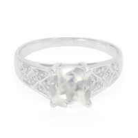 Anello in argento con Quarzo Ghiaccio di Luna