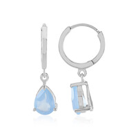 Orecchini in argento con Onice Blu