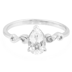 Anello in argento con Topazio Ghiaccio