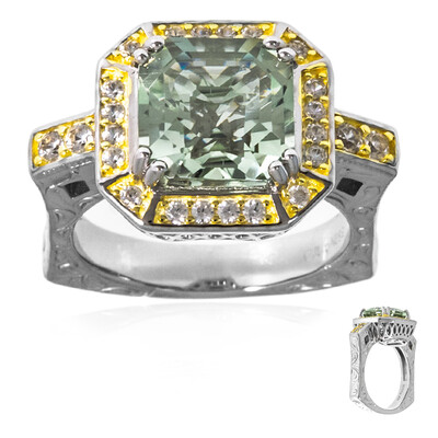 Anello in argento con Ametista Verde (Dallas Prince Designs)