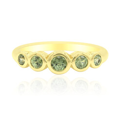 Anello in oro con Demantoide del Madagascar (John Ferry)