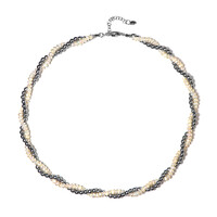 Collana in argento con Ematite Argentata