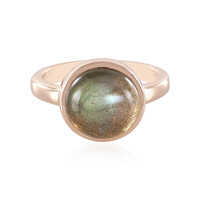 Anello in argento con Labradorite Verde Maniry (KM by Juwelo)