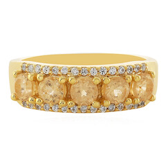 Anello in argento con Granato Imperiale