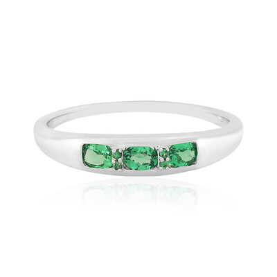 Anello in argento con Tsavorite