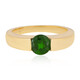 Anello in argento con Diopside Russo