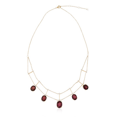 Collana in oro con Tormalina Neon del Congo (CIRARI)