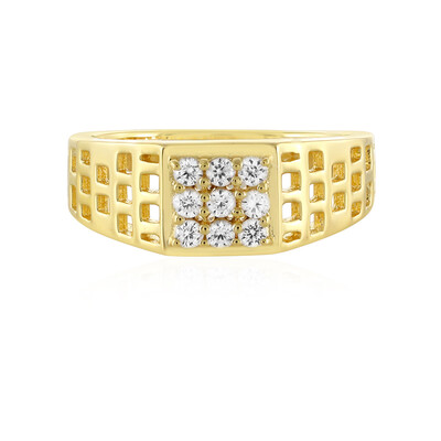 Anello da uomo in argento con Zircone